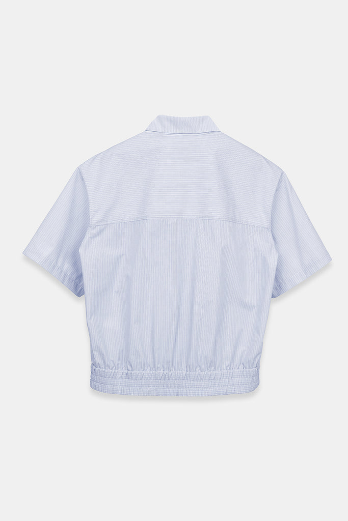 STRIPED PATTERN SHORT SHIRT