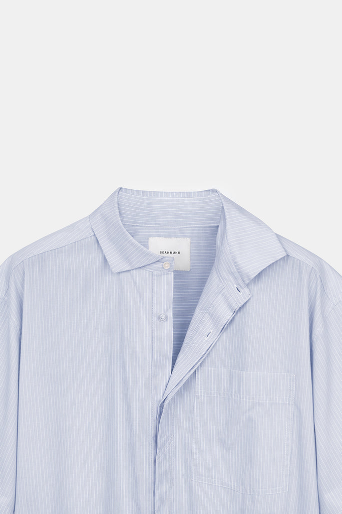 STRIPED PATTERN SHORT SHIRT