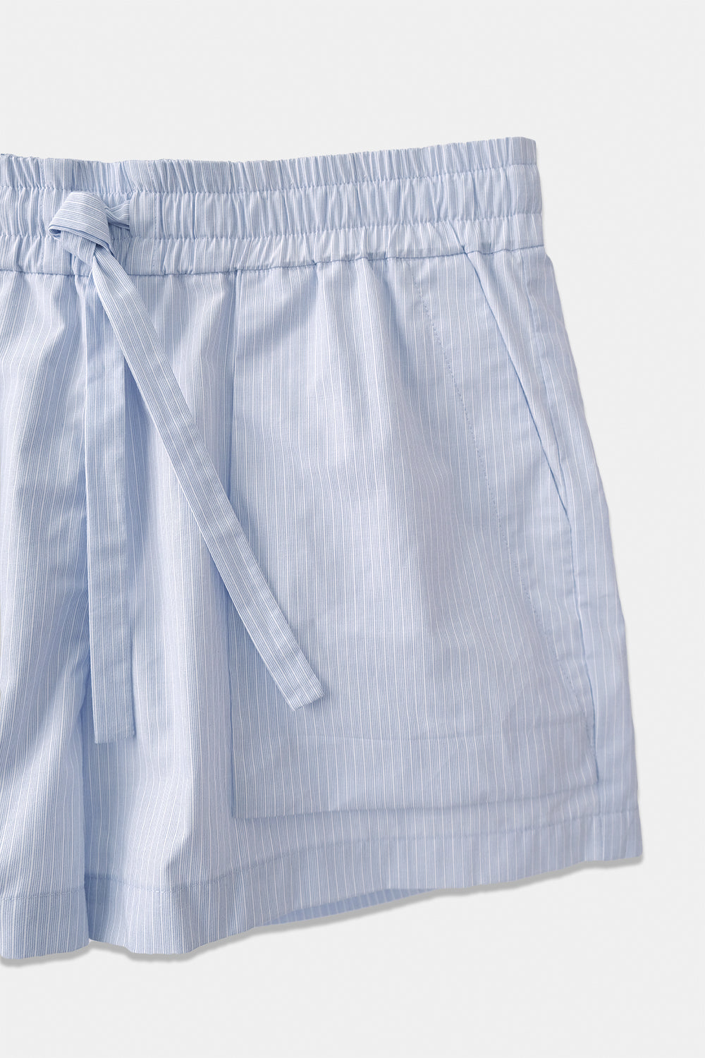 SEANNUNG - MEN - Striped Elastic Shorts 直條鬆緊綁帶短褲
