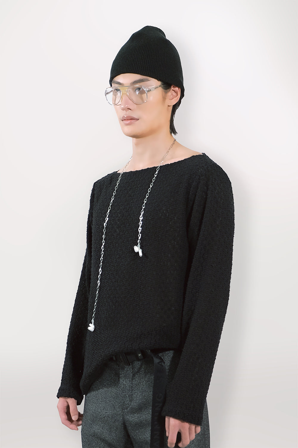SEANNUNG - MEN - Boat Collar Knitting Top 平領針織上衣 