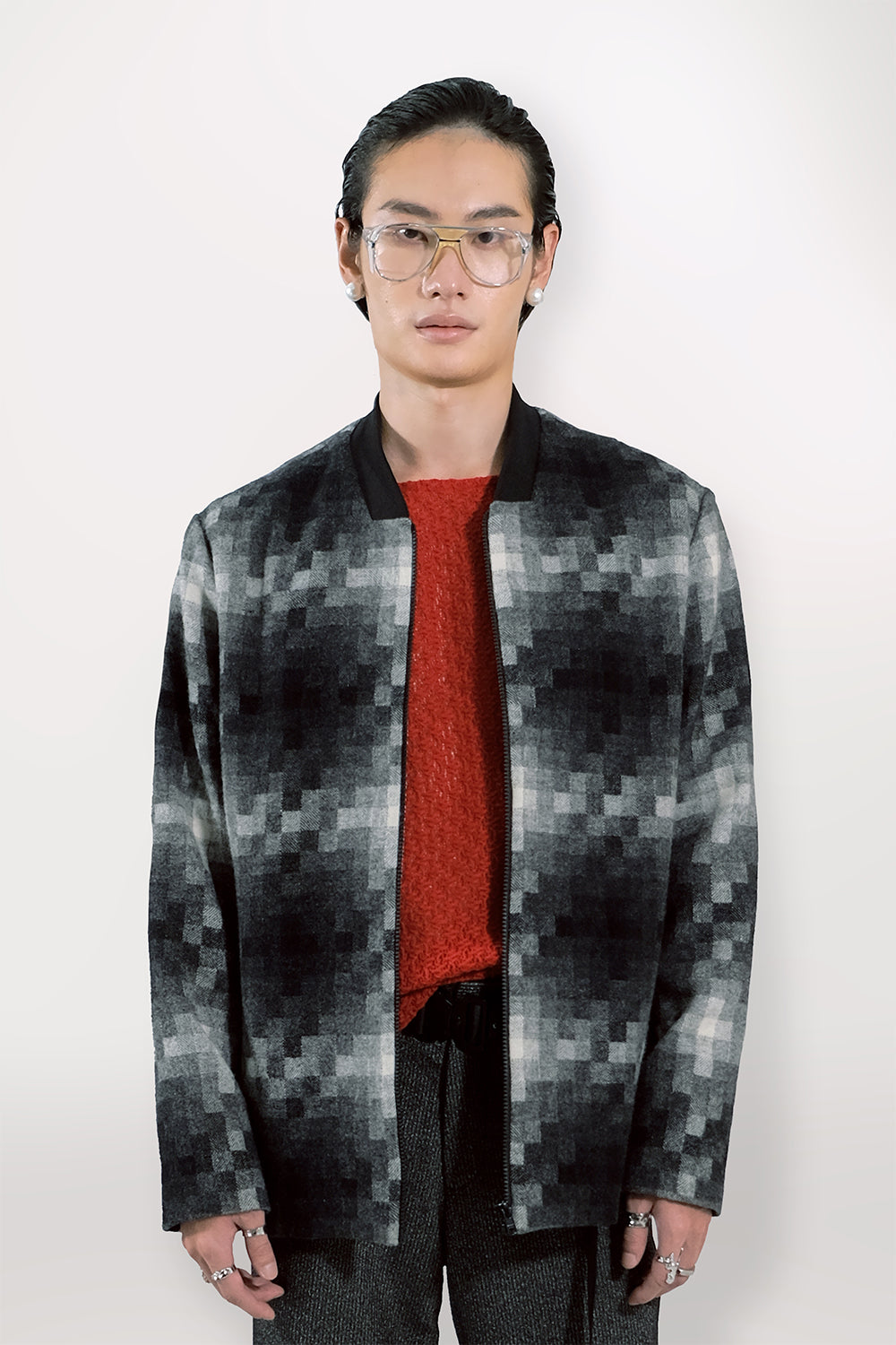 SEANNUNG - MEN - Plaid Pattern Wool Jacket 格紋毛料休閒夾克