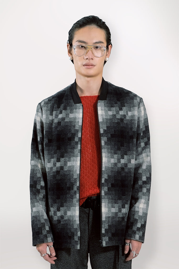 SEANNUNG - MEN - Plaid Pattern Wool Jacket 格紋毛料休閒夾克