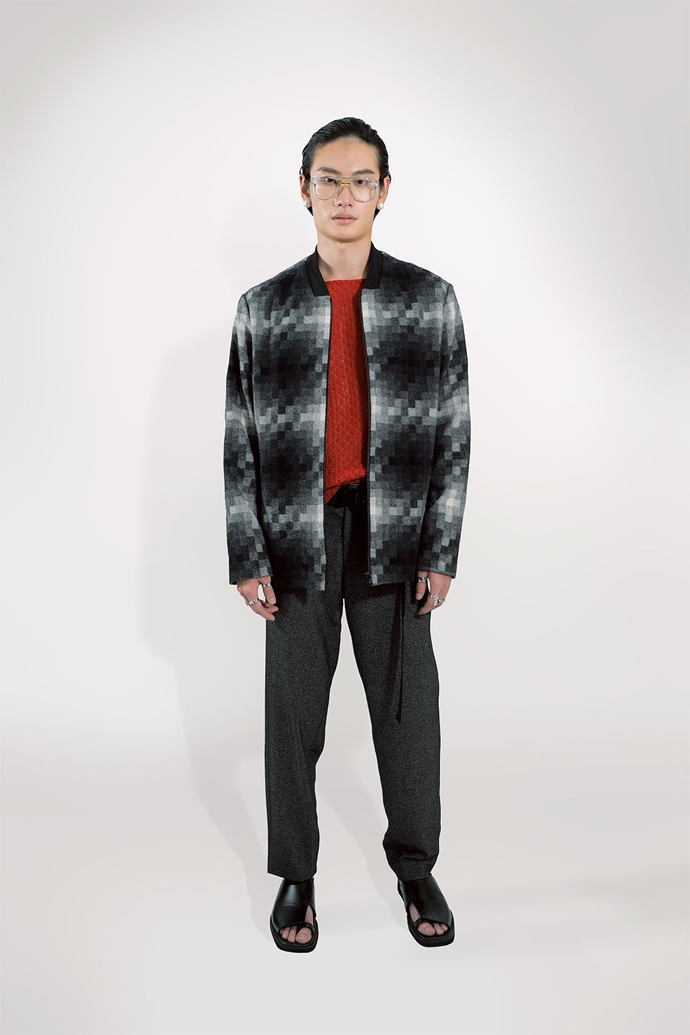 SEANNUNG - MEN - Plaid Pattern Wool Jacket 格紋毛料休閒夾克