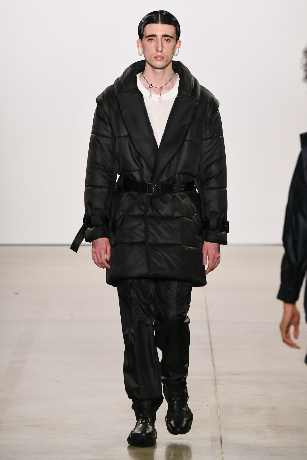 SEANNUNG - MEN - Cargo Trousers 亮面正裝工作褲