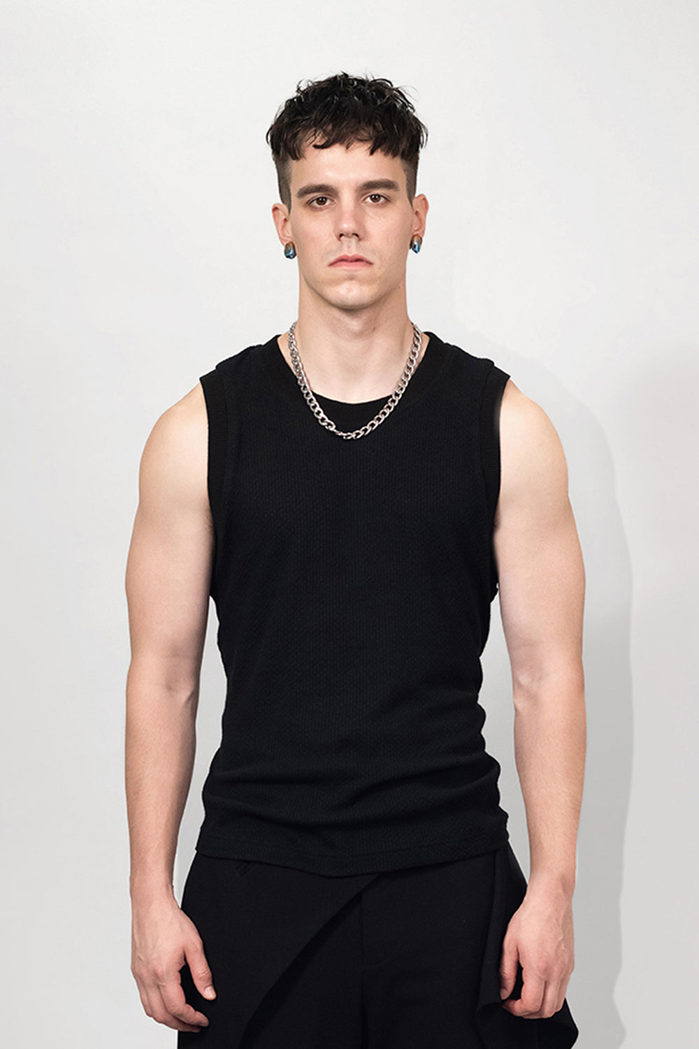 SEANNUNG - MEN - Pattern Tank Top 織紋坦克背心