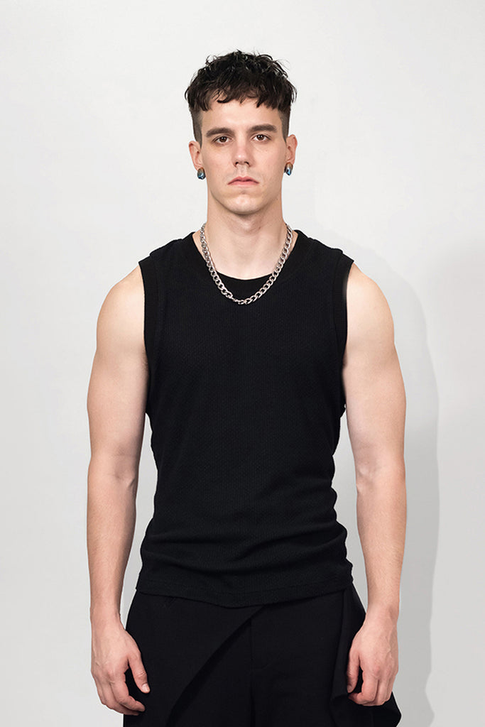 SEANNUNG - MEN - Pattern Tank Top 織紋坦克背心