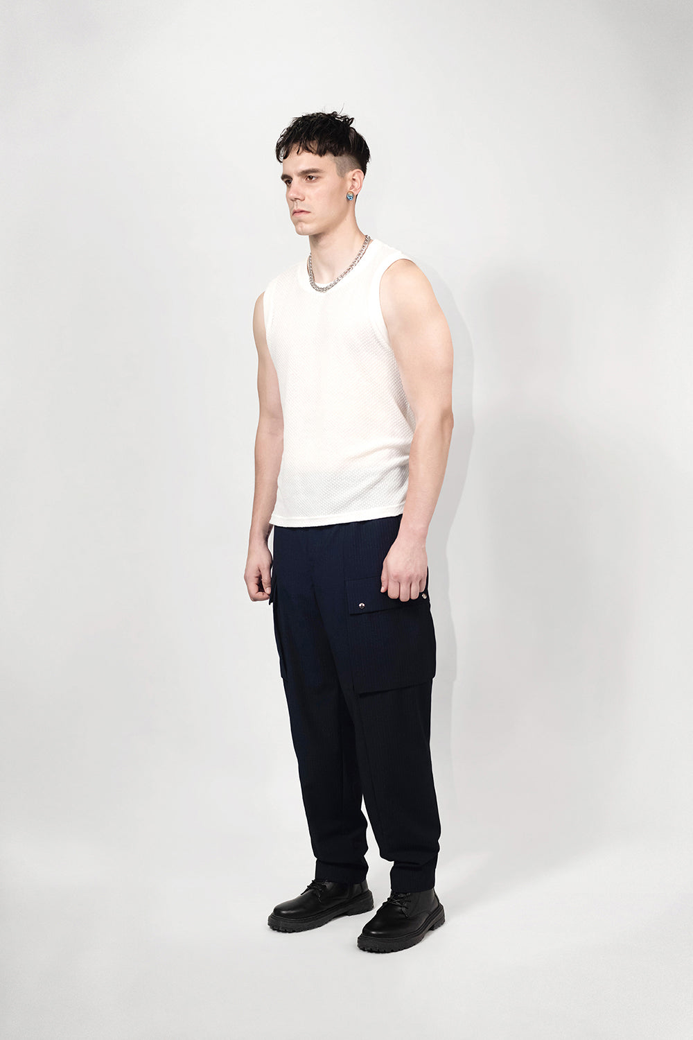 SEANNUNG - MEN - Pattern Tank Top 織紋坦克背心