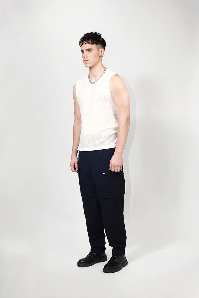 SEANNUNG - MEN - Pattern Tank Top 織紋坦克背心