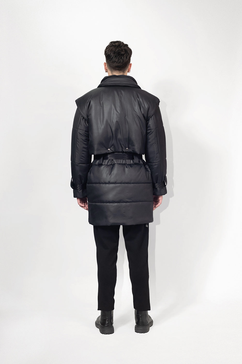 SEANNUNG - MEN - Padded Coat 鋪棉鑲肩大衣