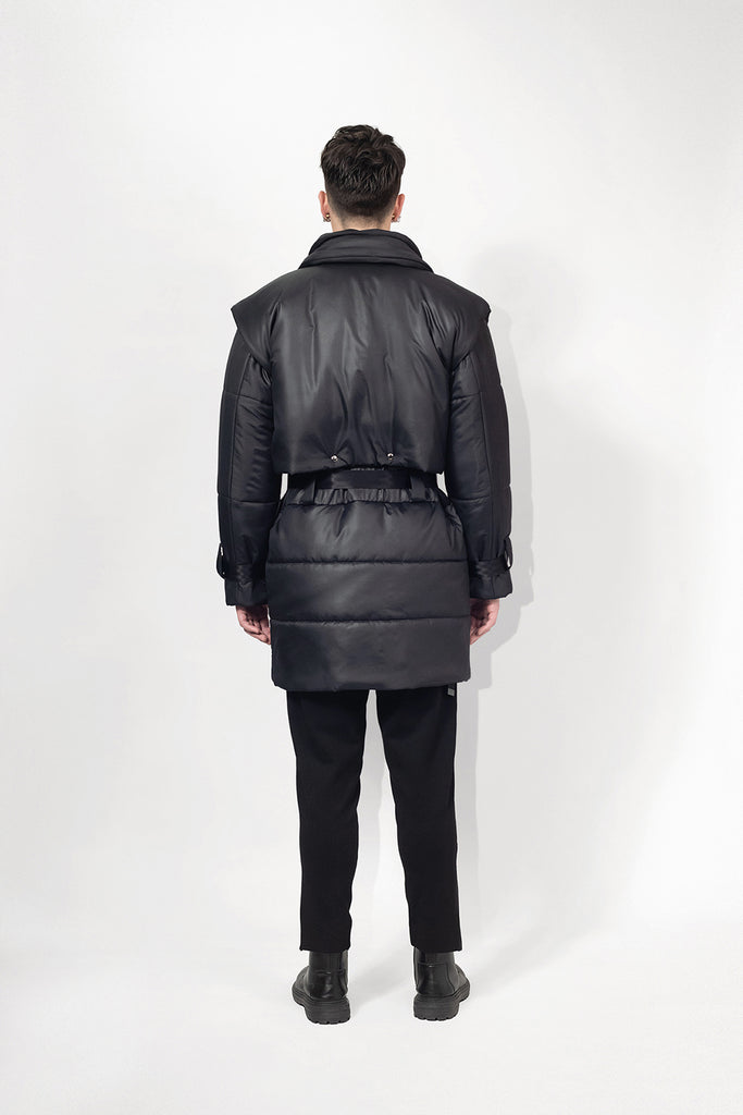 SEANNUNG - MEN - Padded Coat 鋪棉鑲肩大衣