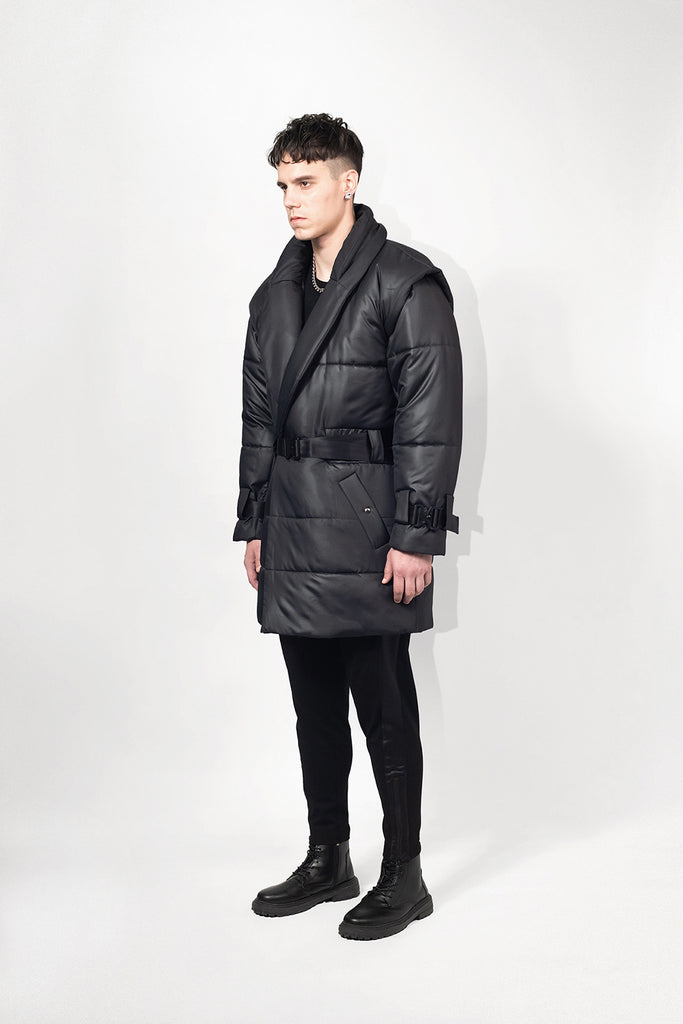 SEANNUNG - MEN - Padded Coat 鋪棉鑲肩大衣