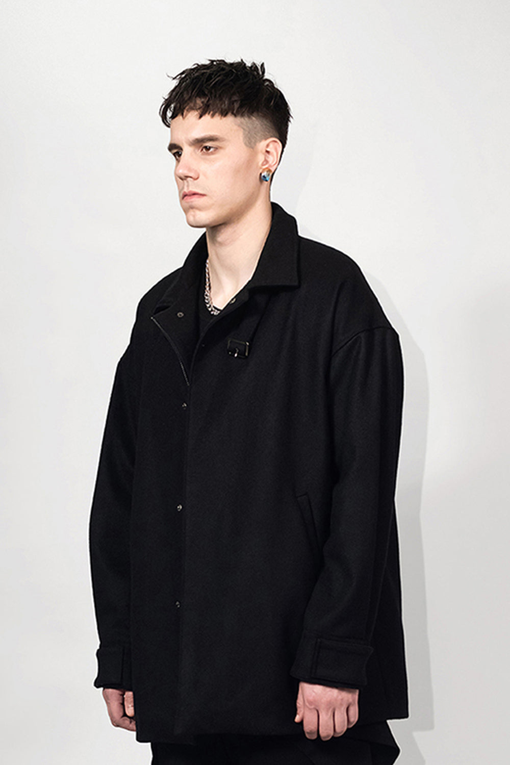 SEANNUNG - MEN - Wool Locomotive Jacket  毛料機車夾克
