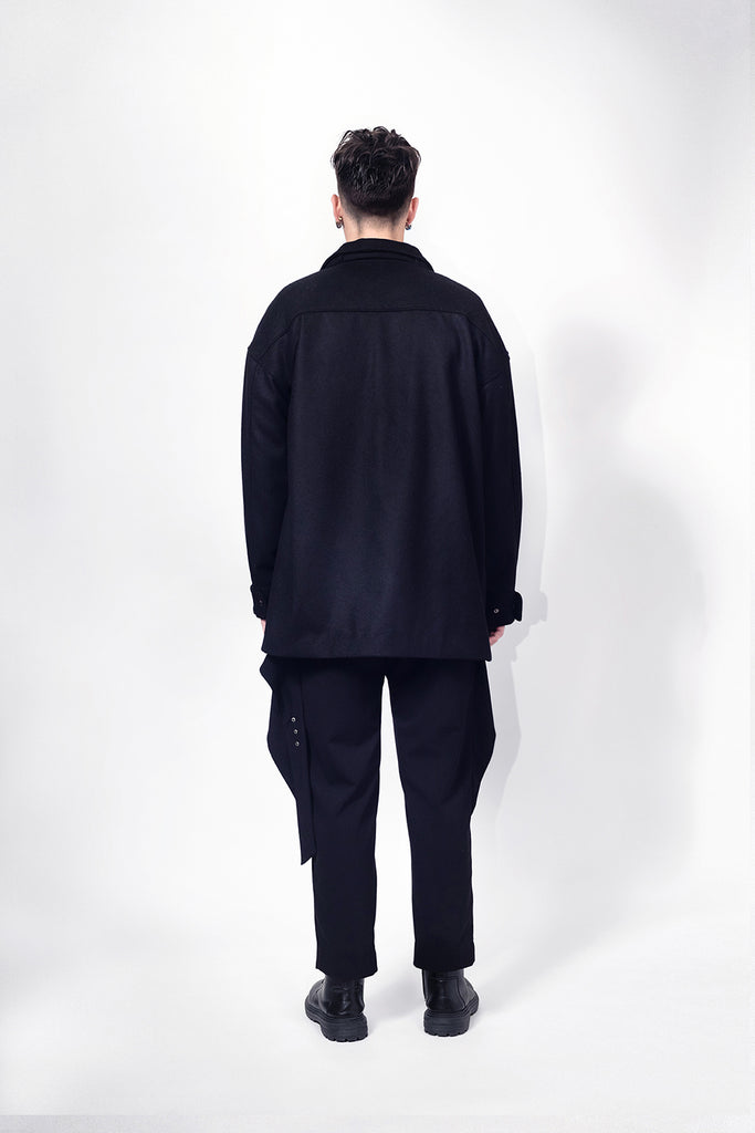 SEANNUNG - MEN - Wool Locomotive Jacket  毛料機車夾克
