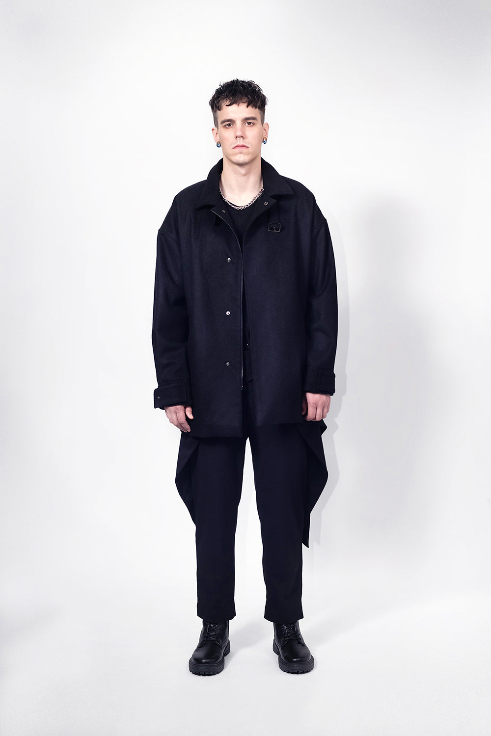 SEANNUNG - MEN - Wool Locomotive Jacket  毛料機車夾克