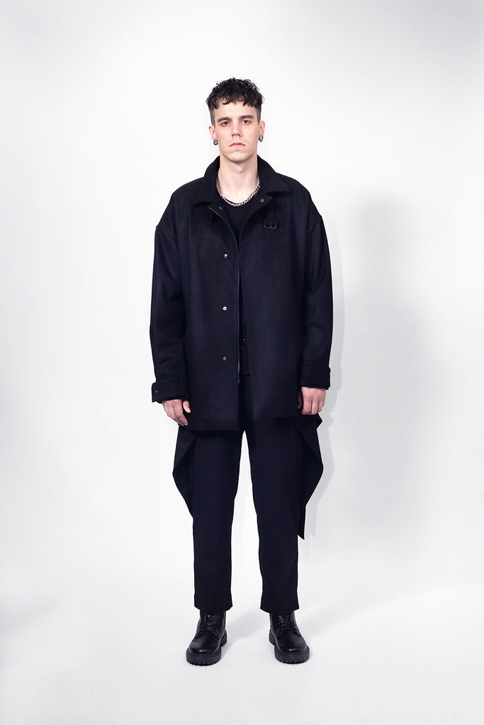 SEANNUNG - MEN - Wool Locomotive Jacket  毛料機車夾克
