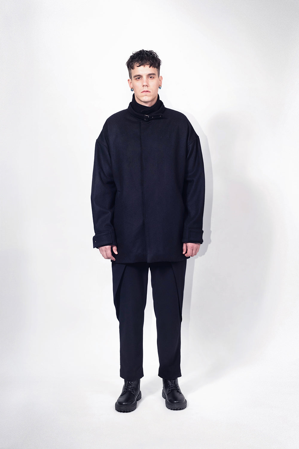 SEANNUNG - MEN - Wool Locomotive Jacket  毛料機車夾克