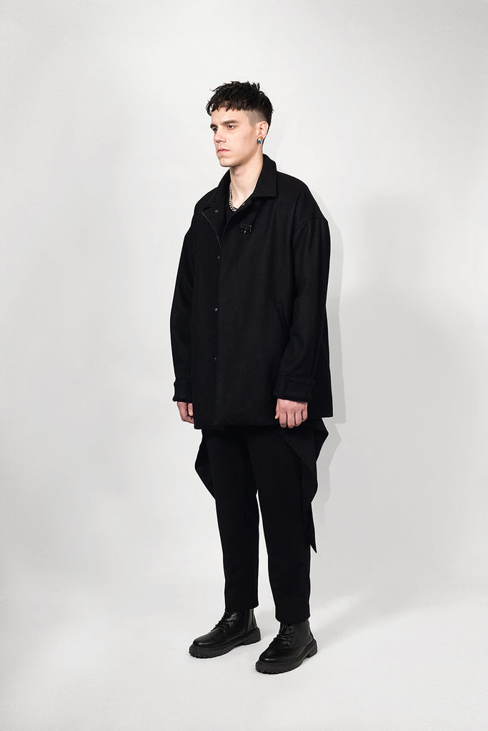 SEANNUNG - MEN - Wool Locomotive Jacket  毛料機車夾克