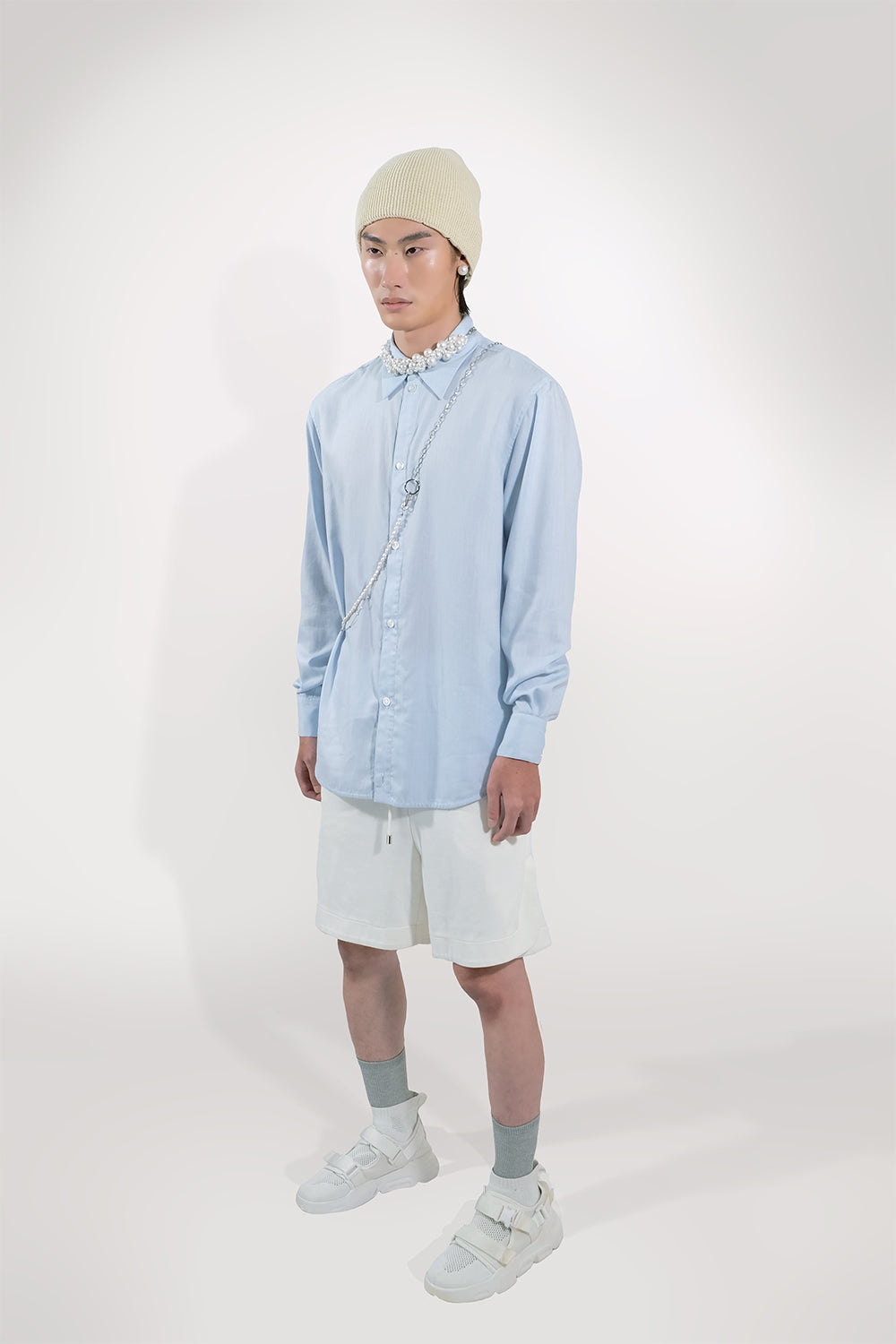 SEANNUNG -MEN-  SEANNUNG Classic Fit Shirt 經典條紋窄身襯衫