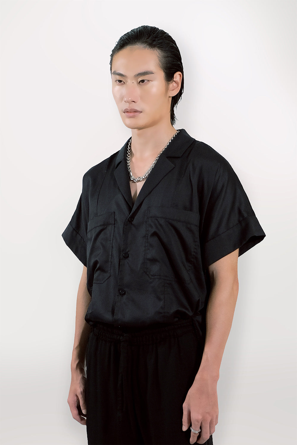 SEANNUNG - MEN - Round Saddle Shoulder Shirt 圓形連袖襯衫