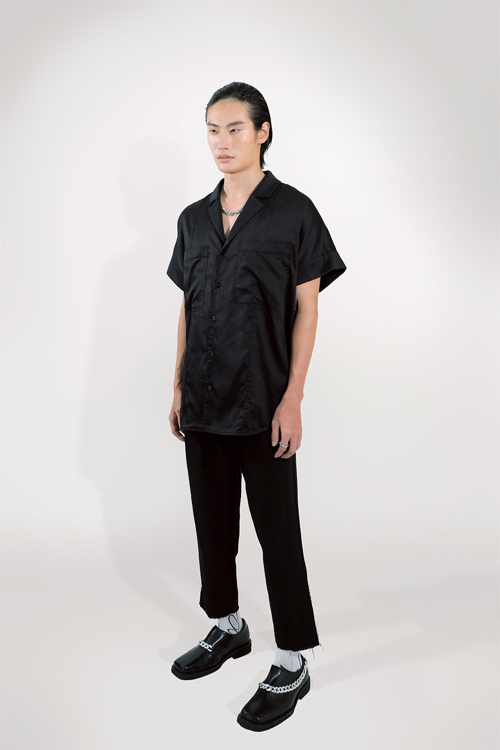 SEANNUNG - MEN - Round Saddle Shoulder Shirt 圓形連袖襯衫