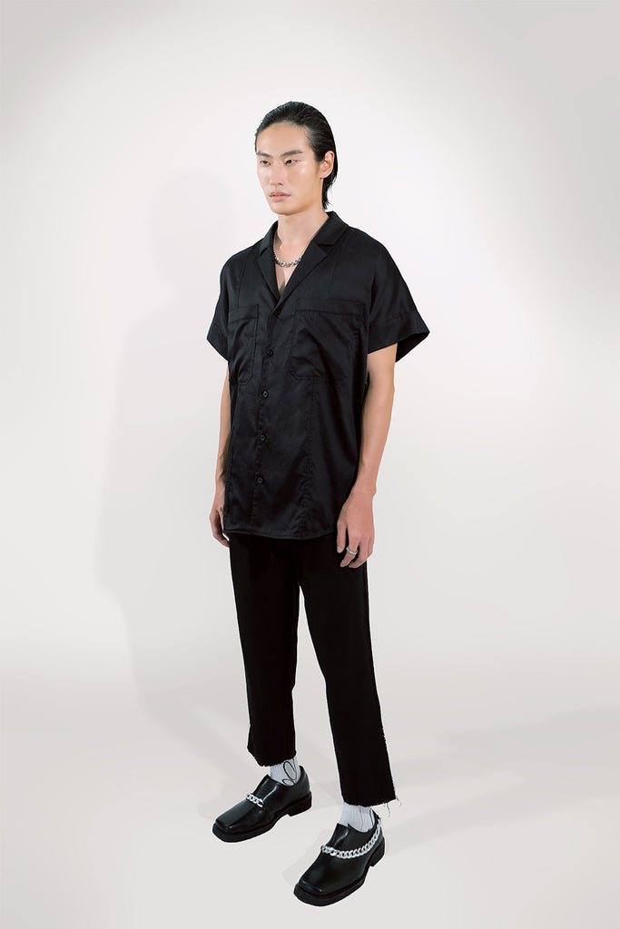 SEANNUNG - MEN - Round Saddle Shoulder Shirt 圓形連袖襯衫