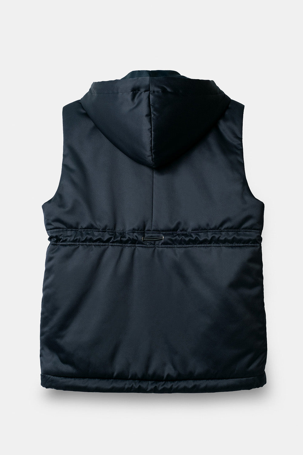 SEANNUNG - MEN - Circle Patch Pocket Sleeveless Jacket in Navy 深藍色圓形口袋鋪棉無袖夾克