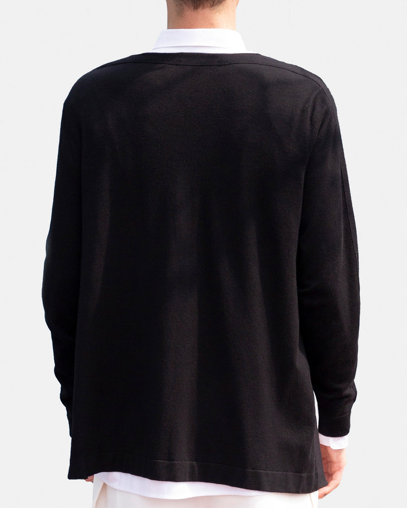 SEANNUNG - MEN - Asymmetric Long Sleeve Jumper 長袖披風罩衫