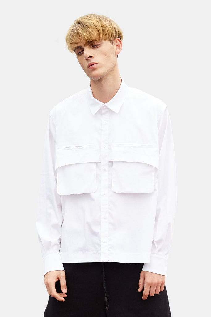 SEANNUNG - MEN - Double-Pocket Shirt 雙口袋短版襯衫 