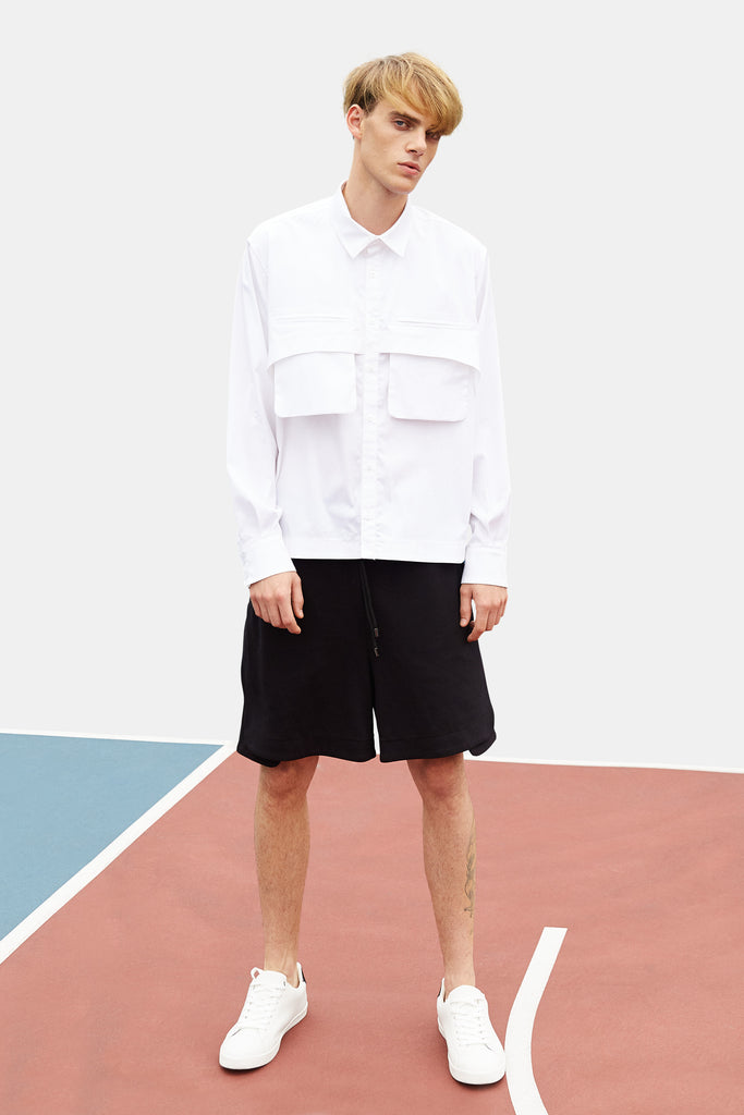 SEANNUNG - MEN - Double-Pocket Shirt 雙口袋短版襯衫 