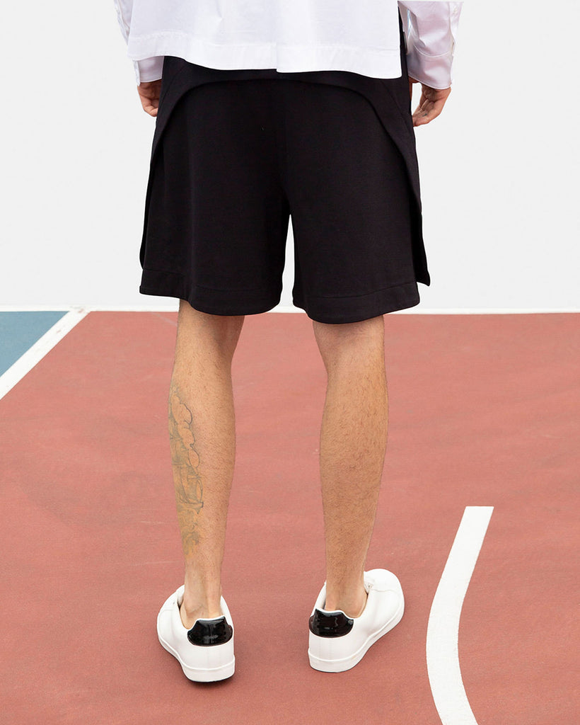 SEANNUNG - MEN - Reconstructed Shorts 雙層剪接運動褲