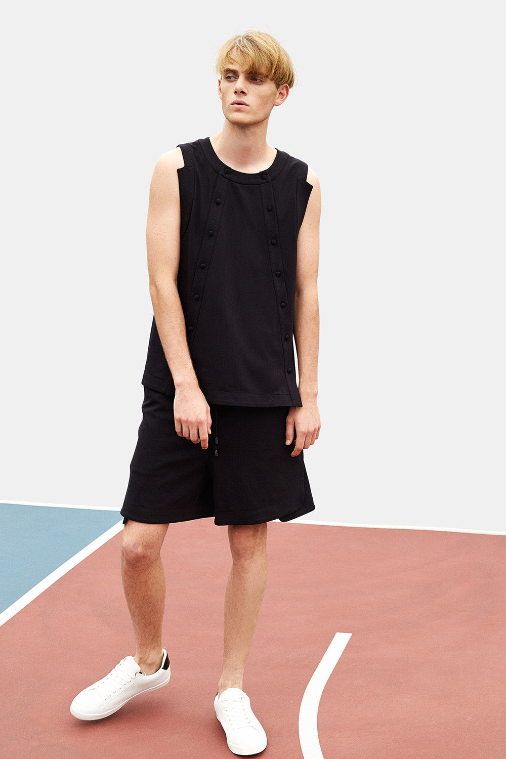 SEANNUNG - MEN - Reconstructed Shorts 雙層剪接運動褲