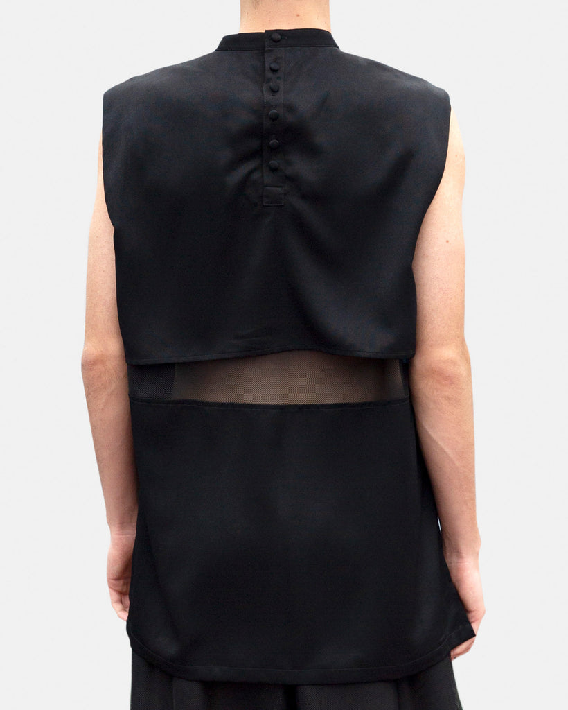 SEANNUNG - MEN- Sleeveless T-shirt with Double Pockets 雙口袋背心 