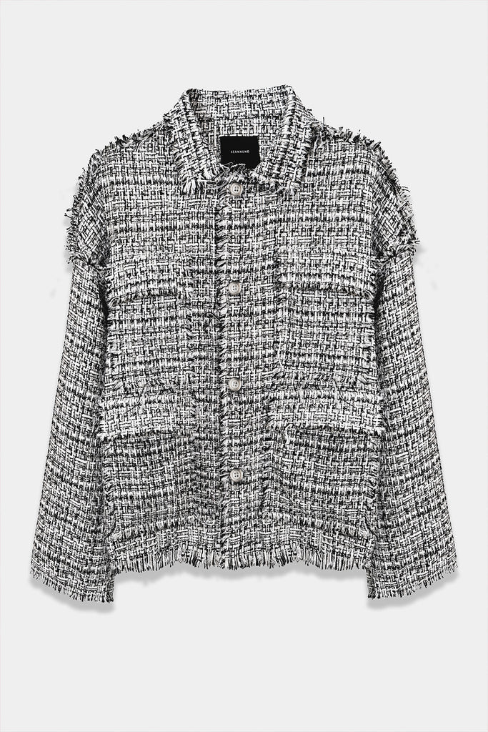 Tweedy Frayed Edges Jacket