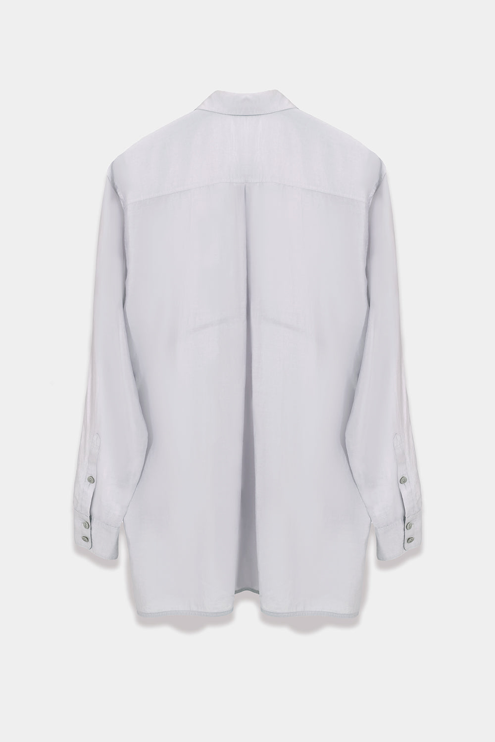 SEANNUNG - MEN - Double Layered Transparent Shoulder Detail Shirt 透膚層次披肩襯衫