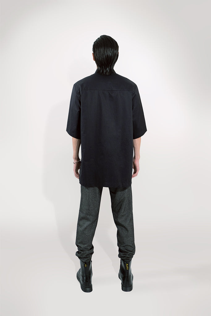 SEANNUNG - MEN - Double Pocket  Cargo Shirt 雙斜口袋短袖襯衫