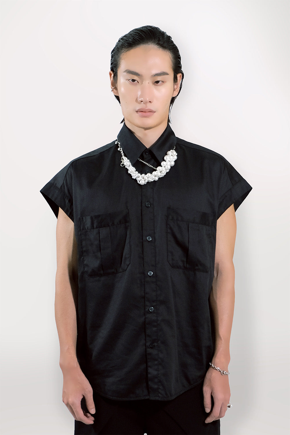 SEANNUNG - MEN - Saddle Shoulder Shirt 連袖襯衫