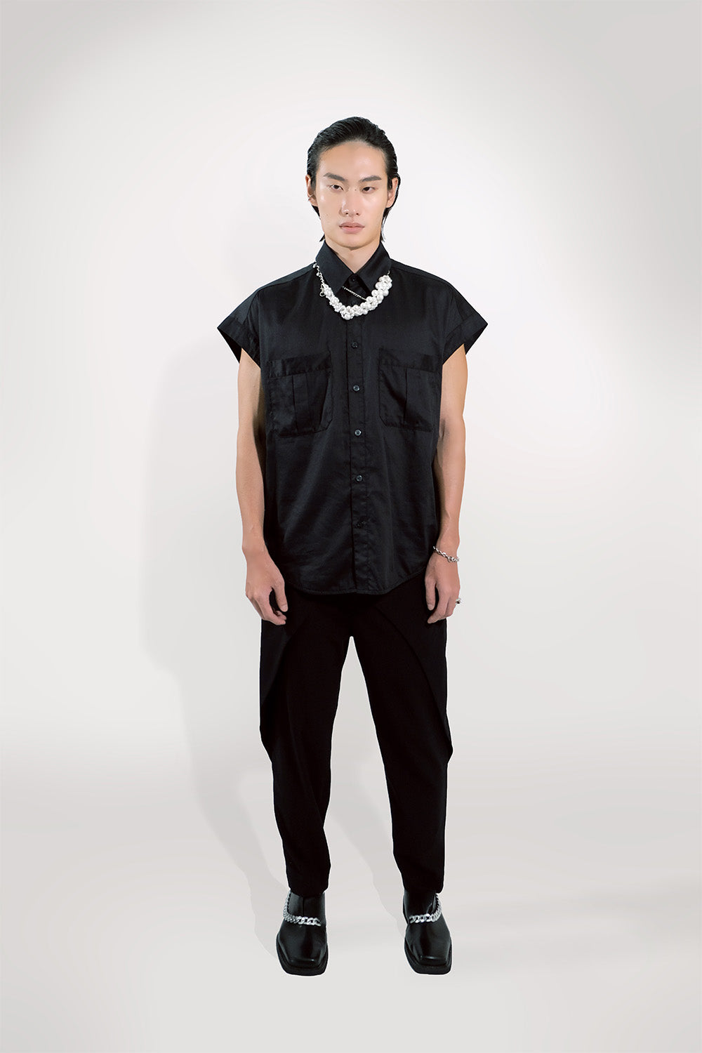 SEANNUNG - MEN - Saddle Shoulder Shirt 連袖襯衫