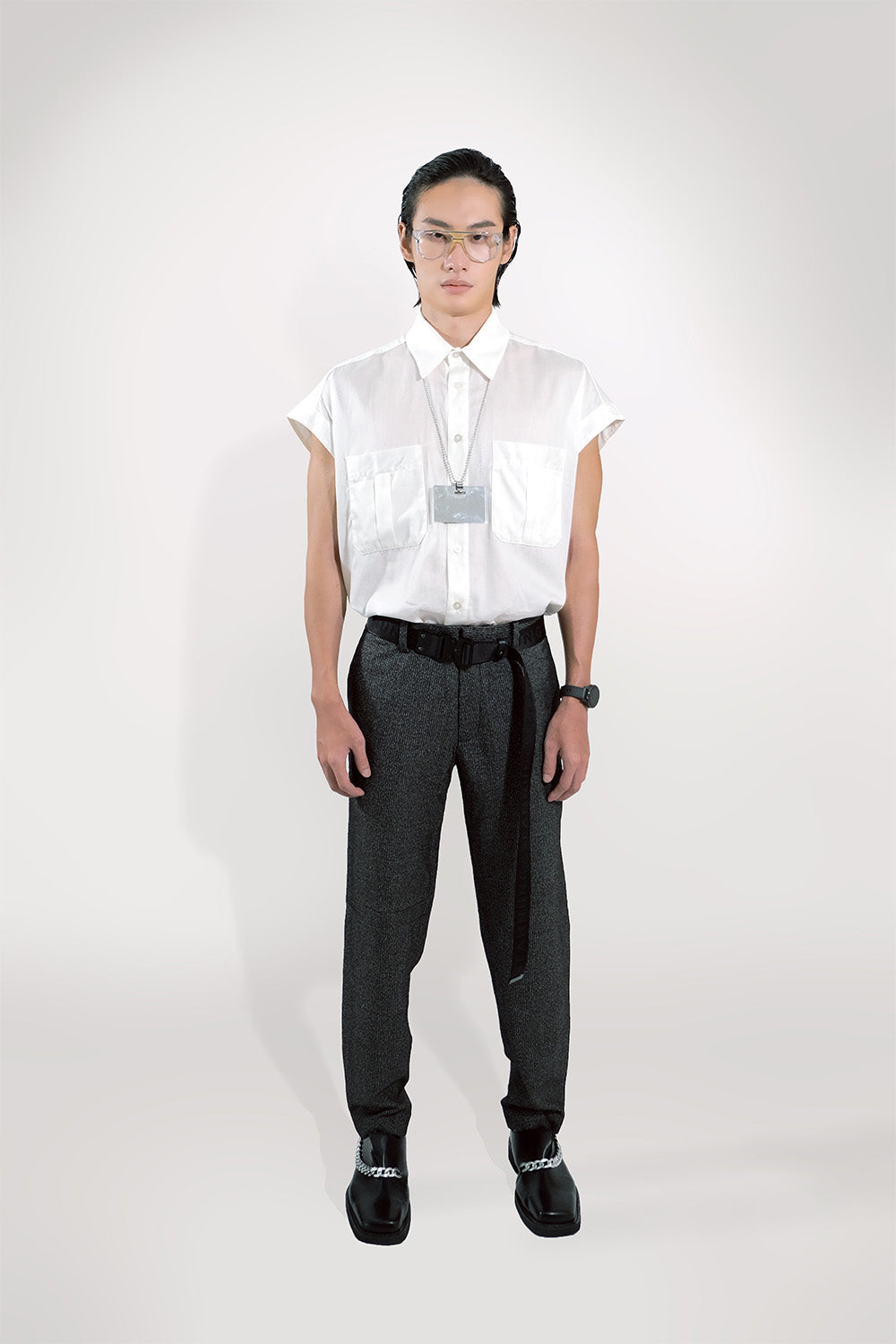 SEANNUNG - MEN - Saddle Shoulder Shirt 連袖襯衫