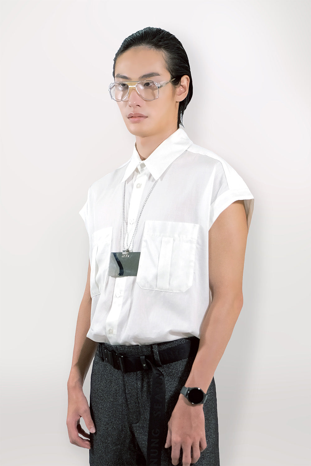 SEANNUNG - MEN - Saddle Shoulder Shirt 連袖襯衫