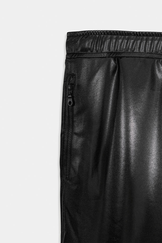 SEANNUNG - MEN - Exposed-Zip Sweat Shorts 亮面綁帶短褲