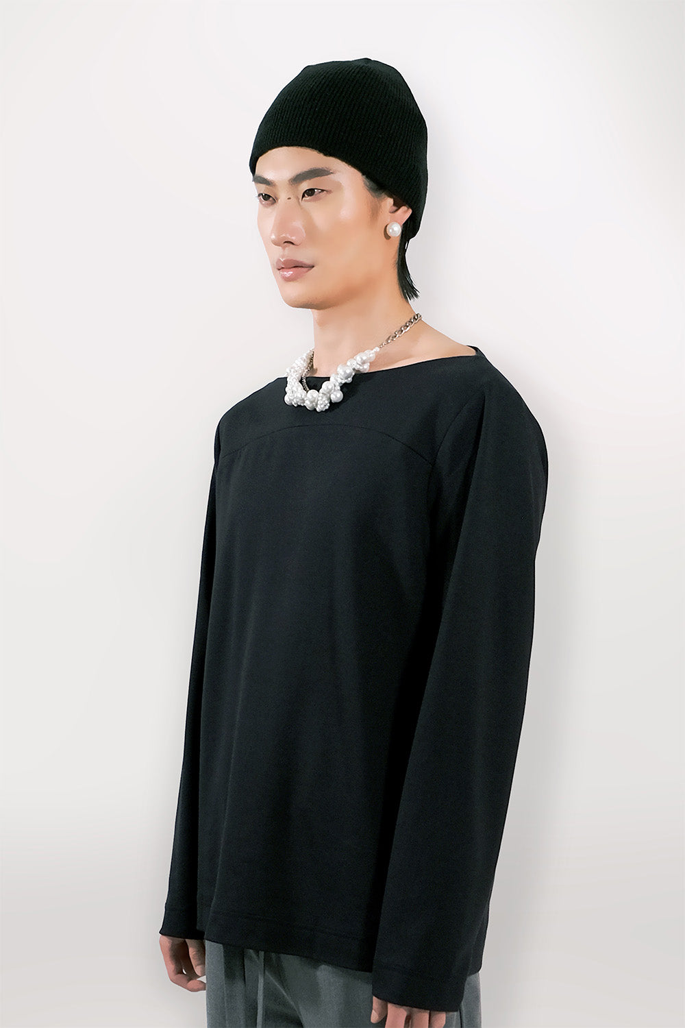 SEANNUNG - MEN - Boat Collar Jersey Top 平領彈性上衣 