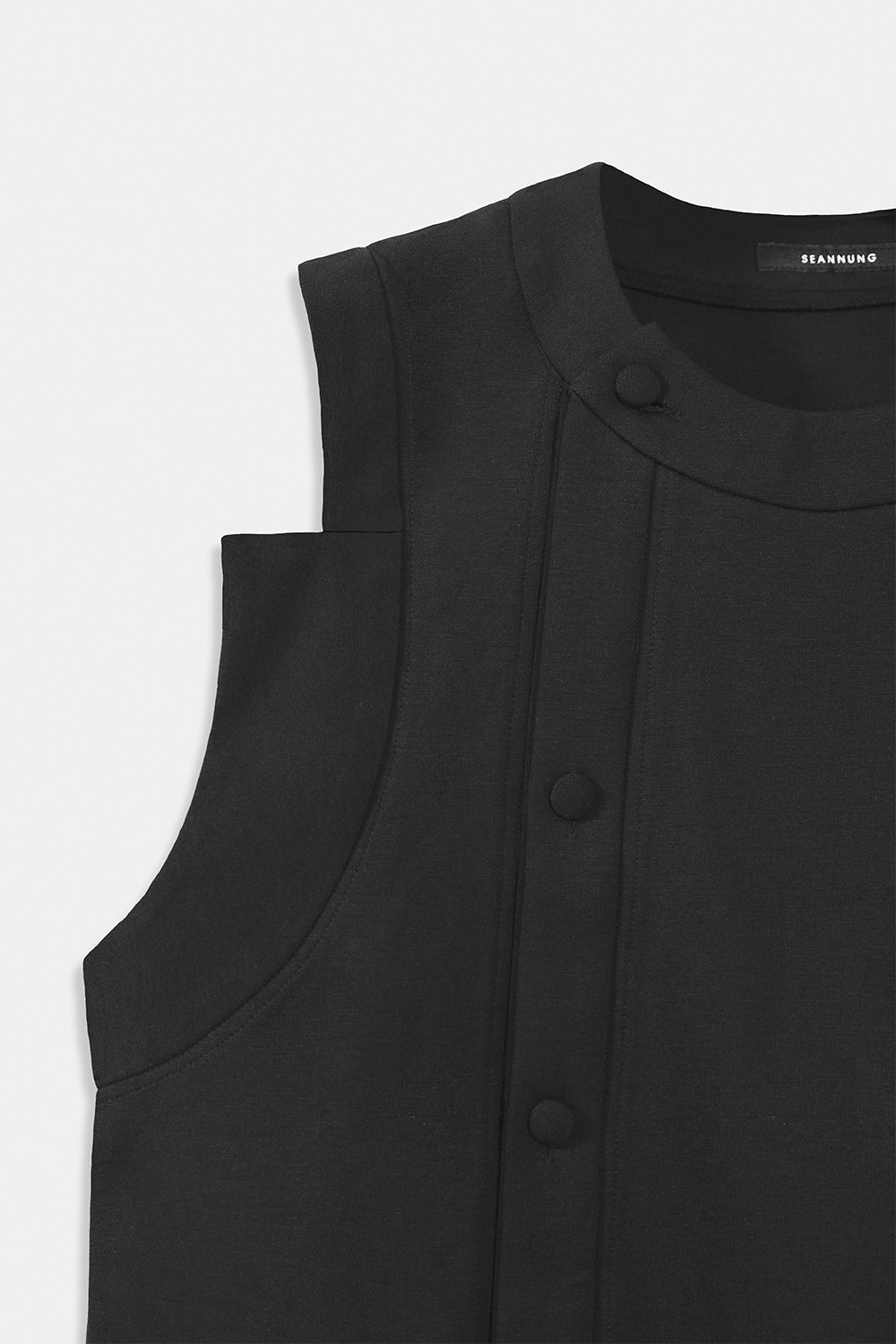 SEANNUNG -MEN-  Double Open Front Vest 雙開襟背心