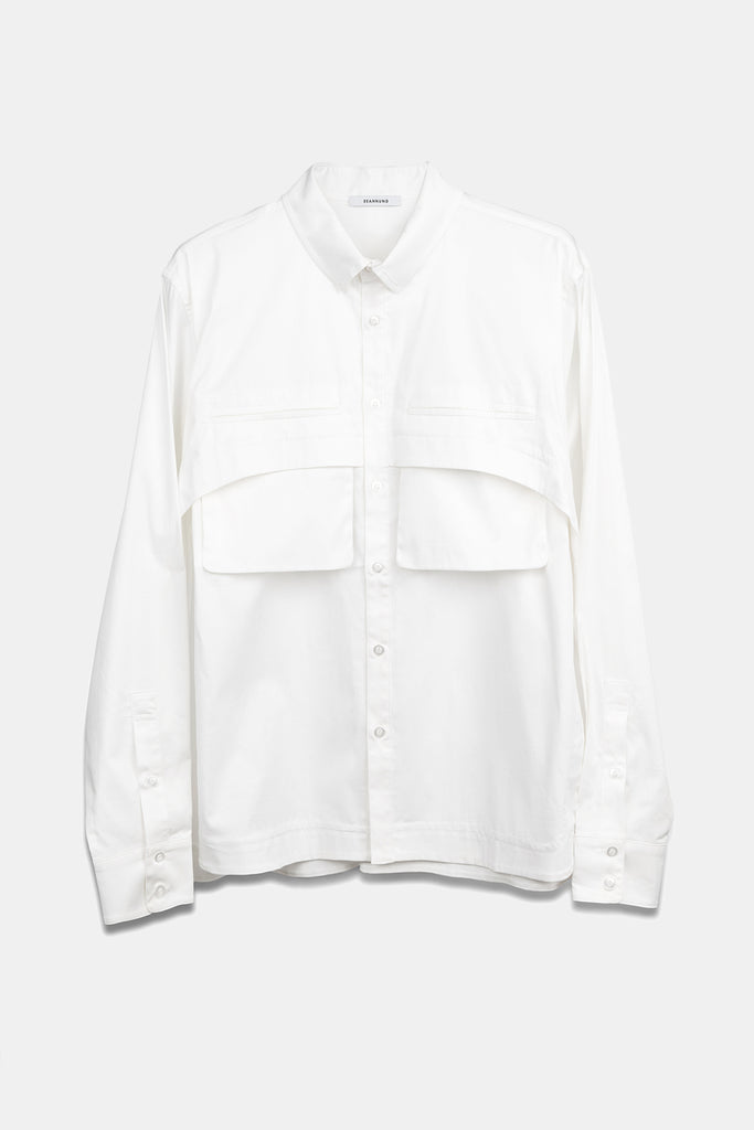SEANNUNG - MEN - Double-Pocket Shirt 雙口袋短版襯衫  