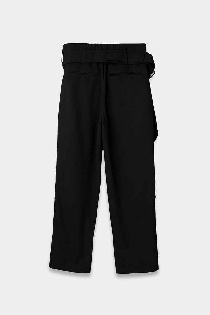 SEANNUNG - WOMEN -  Crossed Belt Trousers 前交叉襠片長褲 
