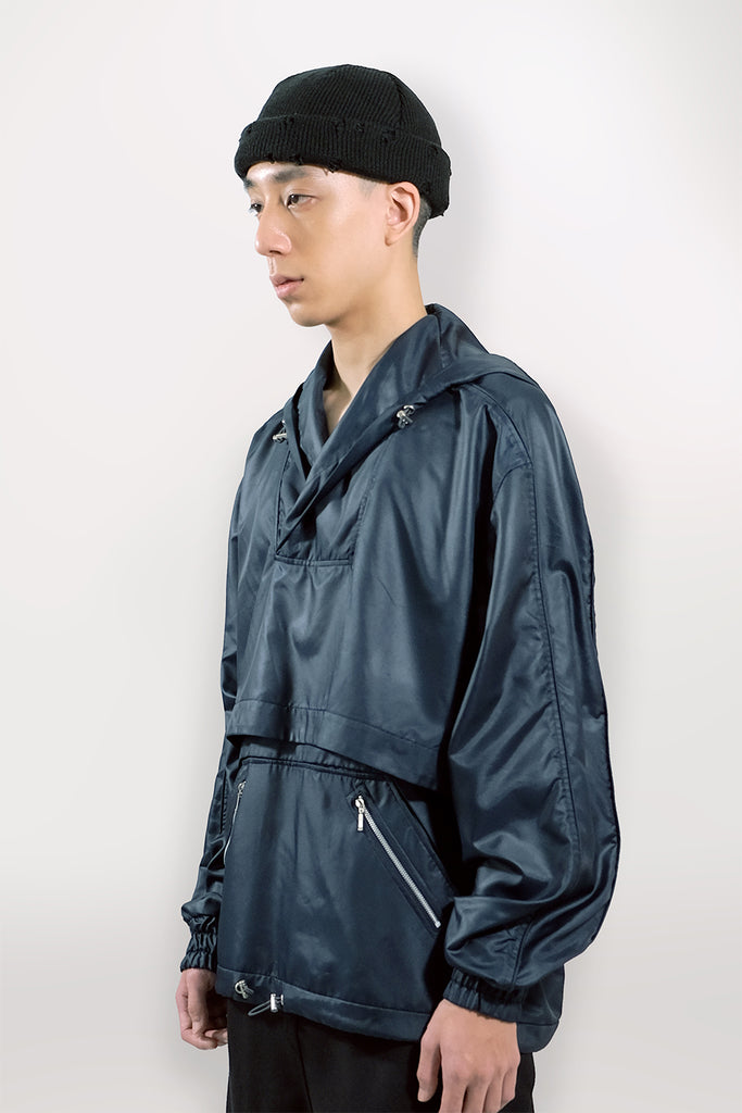 SEANNUNG - MEN - Double-Layered Drawstring Casing Windbreaker 雙層抽繩風衣帽T