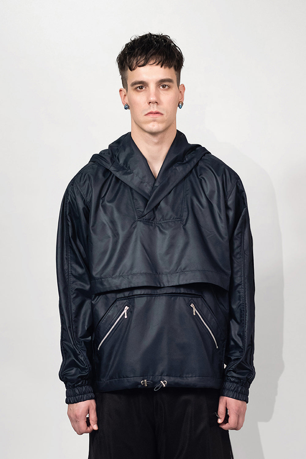 SEANNUNG - MEN - Double-Layered Drawstring Casing Windbreaker 雙層抽繩風衣帽T