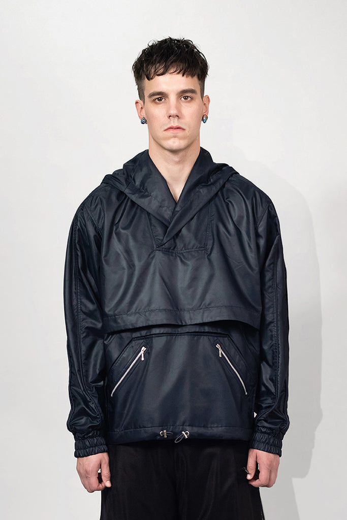 SEANNUNG - MEN - Double-Layered Drawstring Casing Windbreaker 雙層抽繩風衣帽T