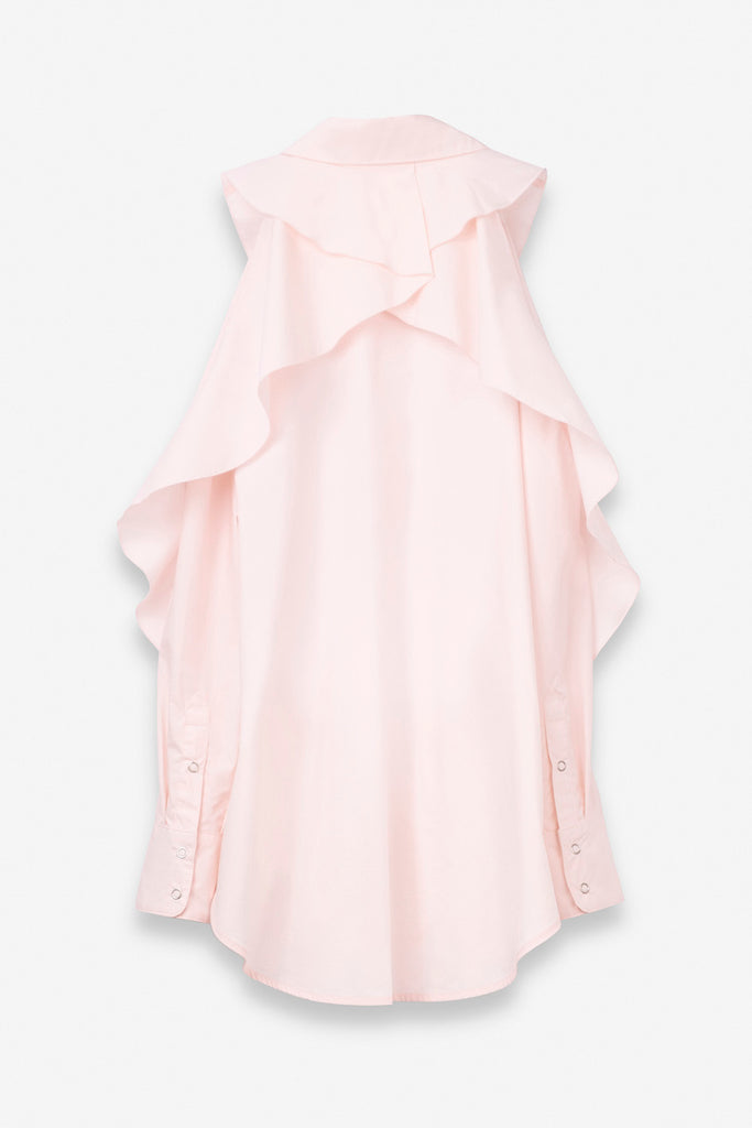 SEANNUNG - WOMEN - Off-Shoulder Flounced Shirt 露肩荷葉襯衫
