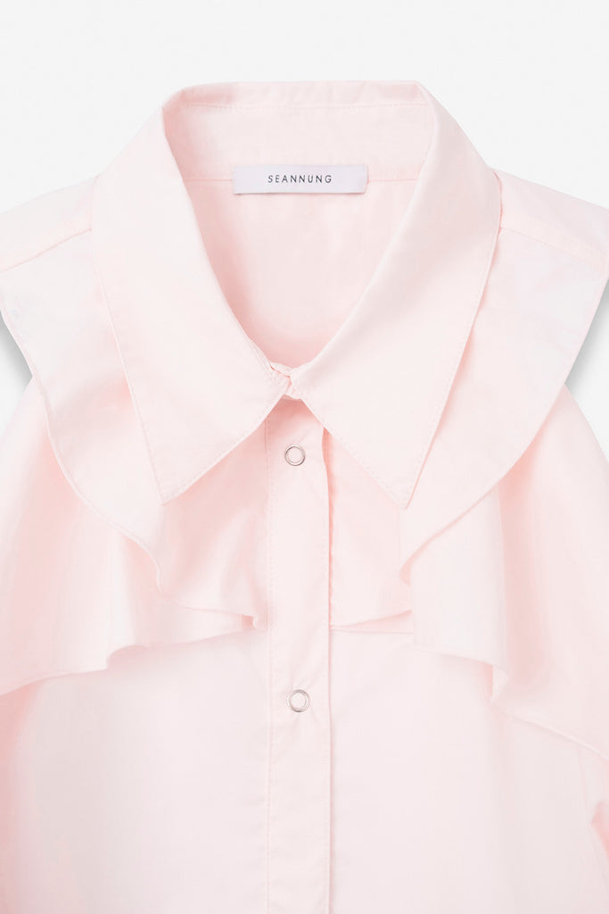 SEANNUNG - WOMEN - Off-Shoulder Flounced Shirt 露肩荷葉襯衫