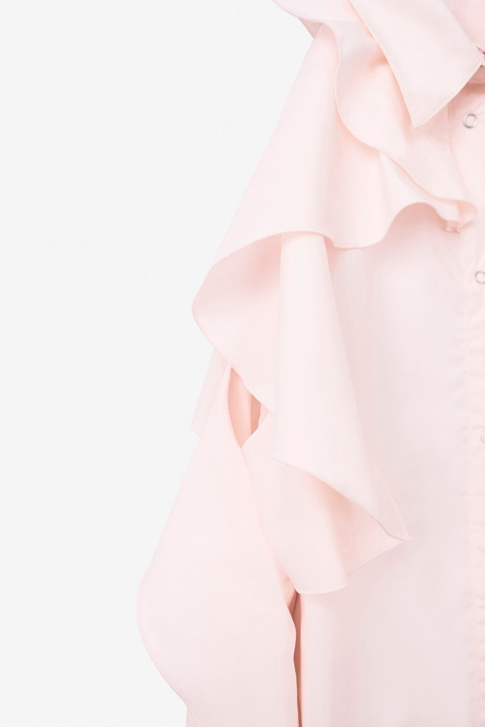 SEANNUNG - WOMEN - Off-Shoulder Flounced Shirt 露肩荷葉襯衫